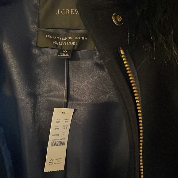 J Crew Womens Chateau parka in Italian stadium-cloth wool J5488 - Picture 4 of 4